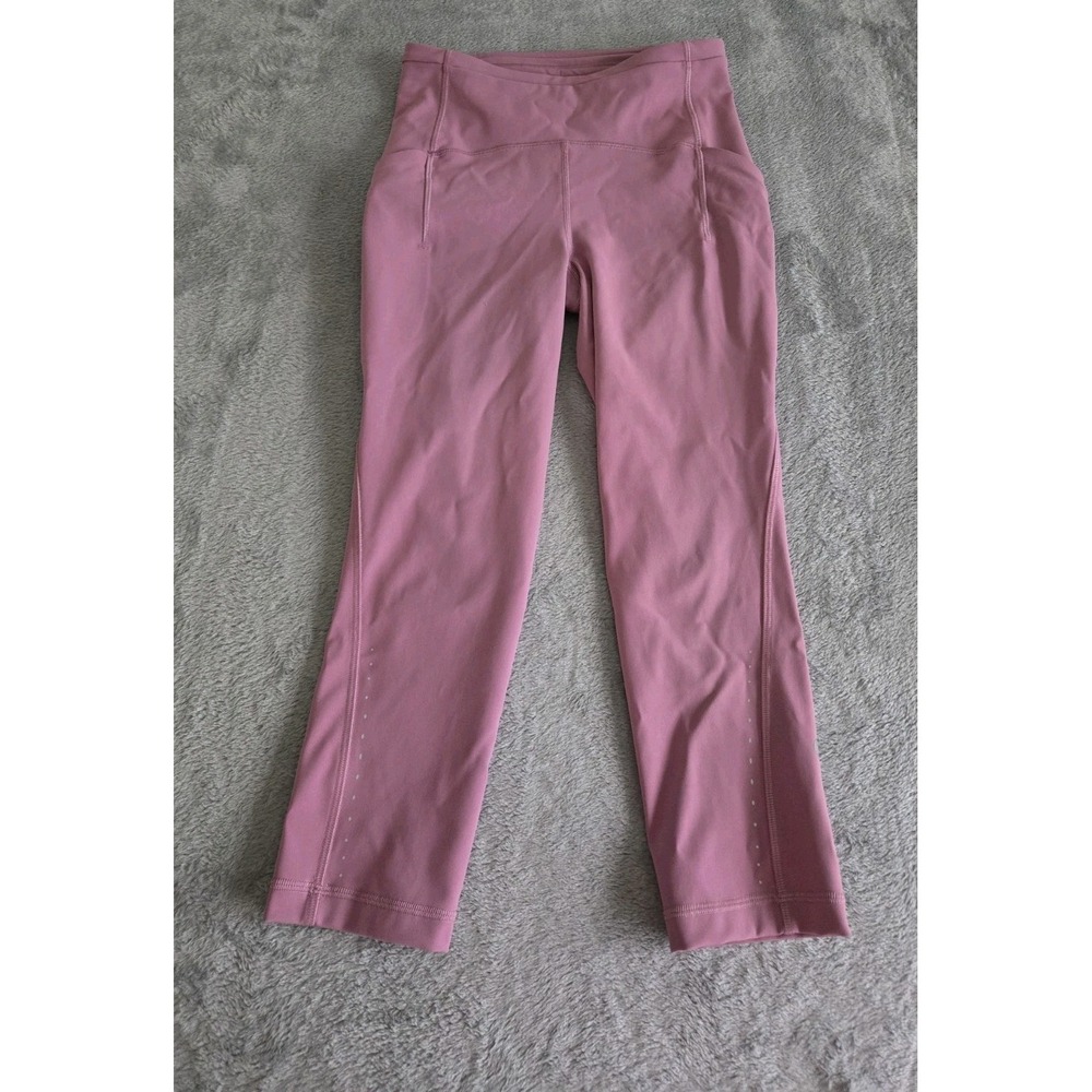 Lululemon Swift Speed High-Rise Crop 21" Velvet Dust/Plum Women's Size 4